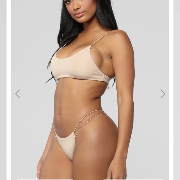 SEXY NUDE CUT OUT STRAPPY KIKI BEACH VIBES BIKINI - Picture 7 of 7